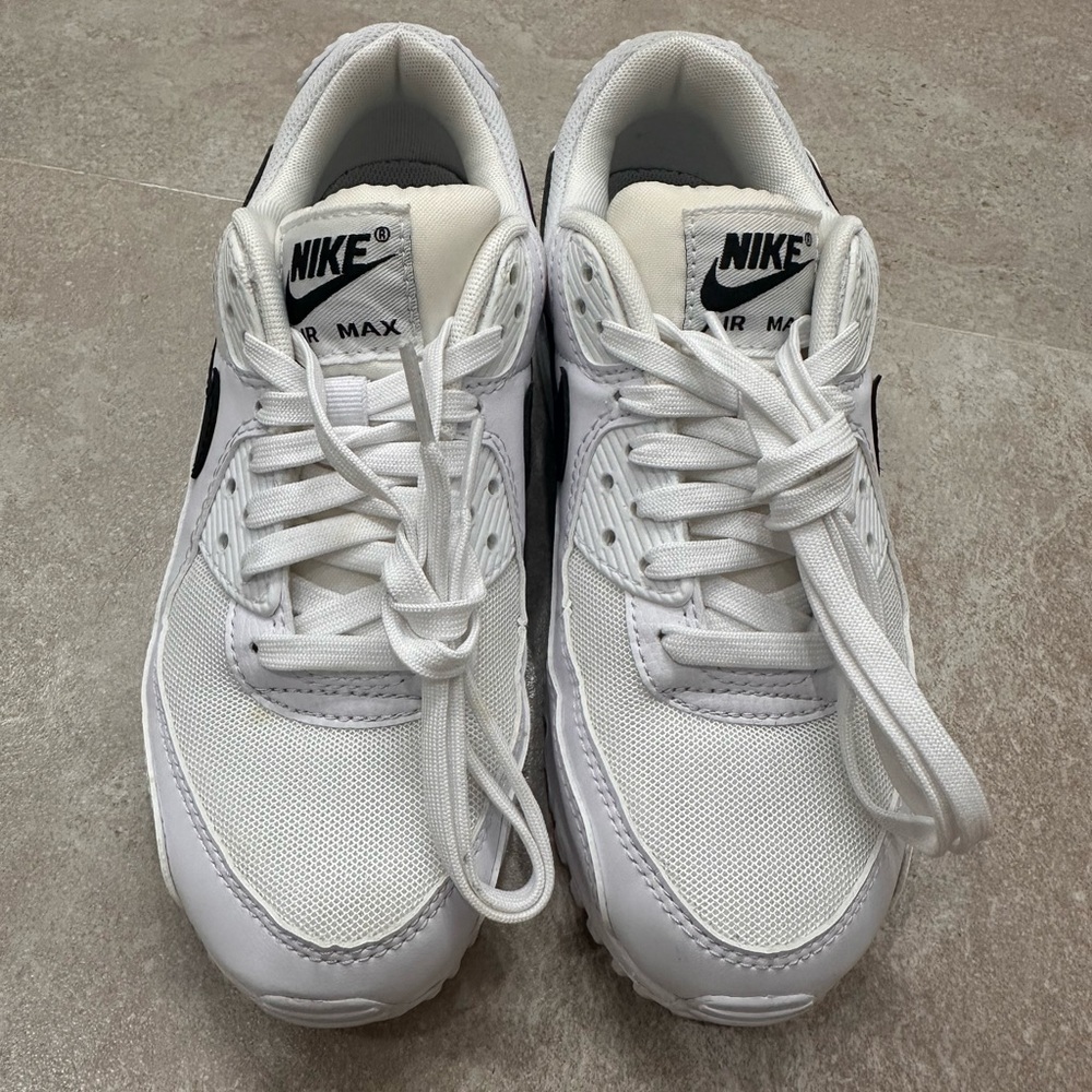 Nike Air Max 90 White and Black Sneakers